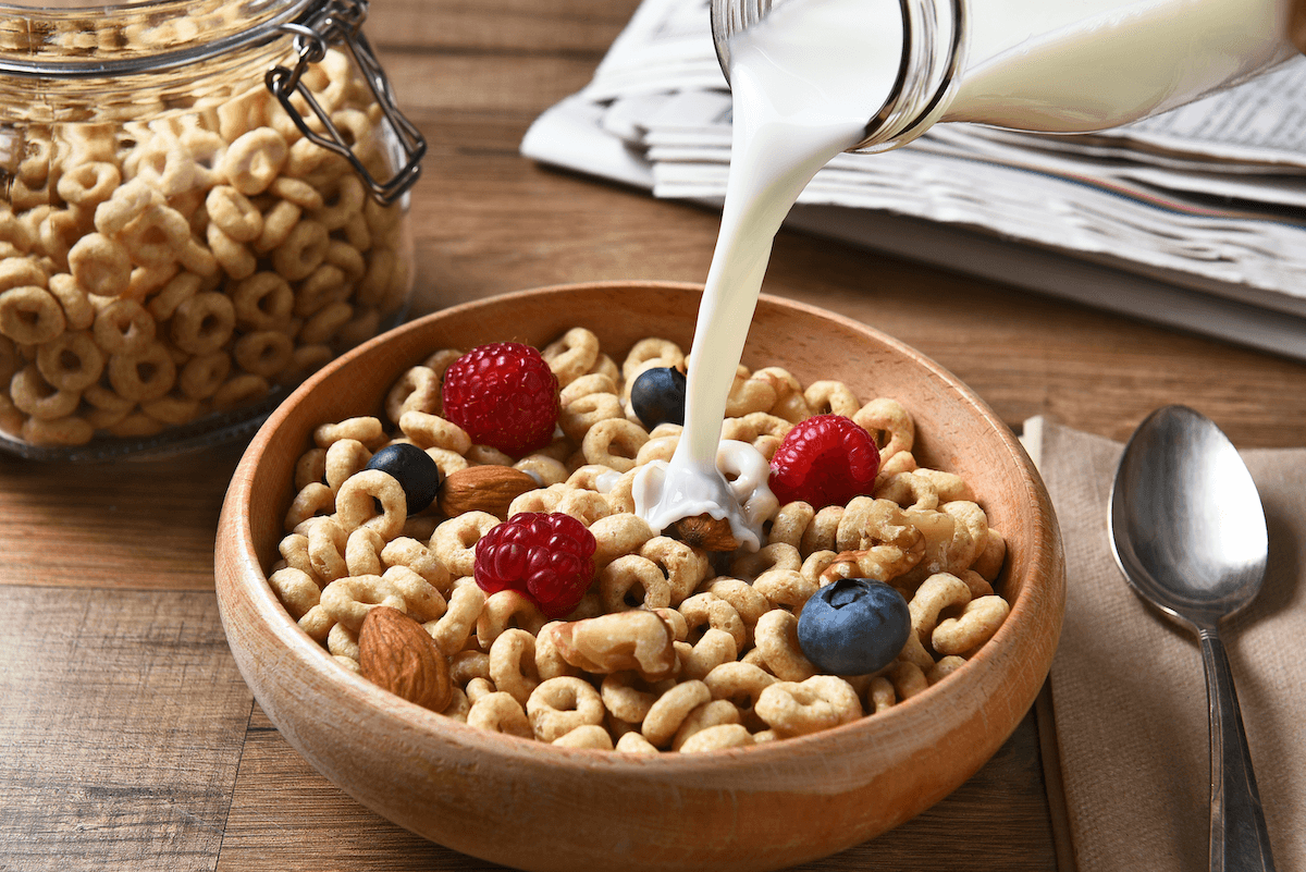 breakfast-cereal realted camping dude